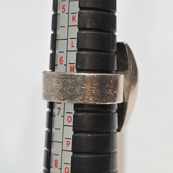 Set of  Mexican 925 Sterling silver Turquoise ring & Earrings - Picture 10 of 10